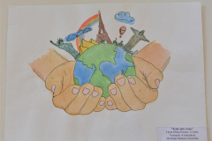 Vizuālās un vizuāli plastiskās mākslas projekta “Zeme mūsu rokās” , Ventspils vispārizglītojošo skolu audzēkņu darbu izstāde. 03.06.2021.